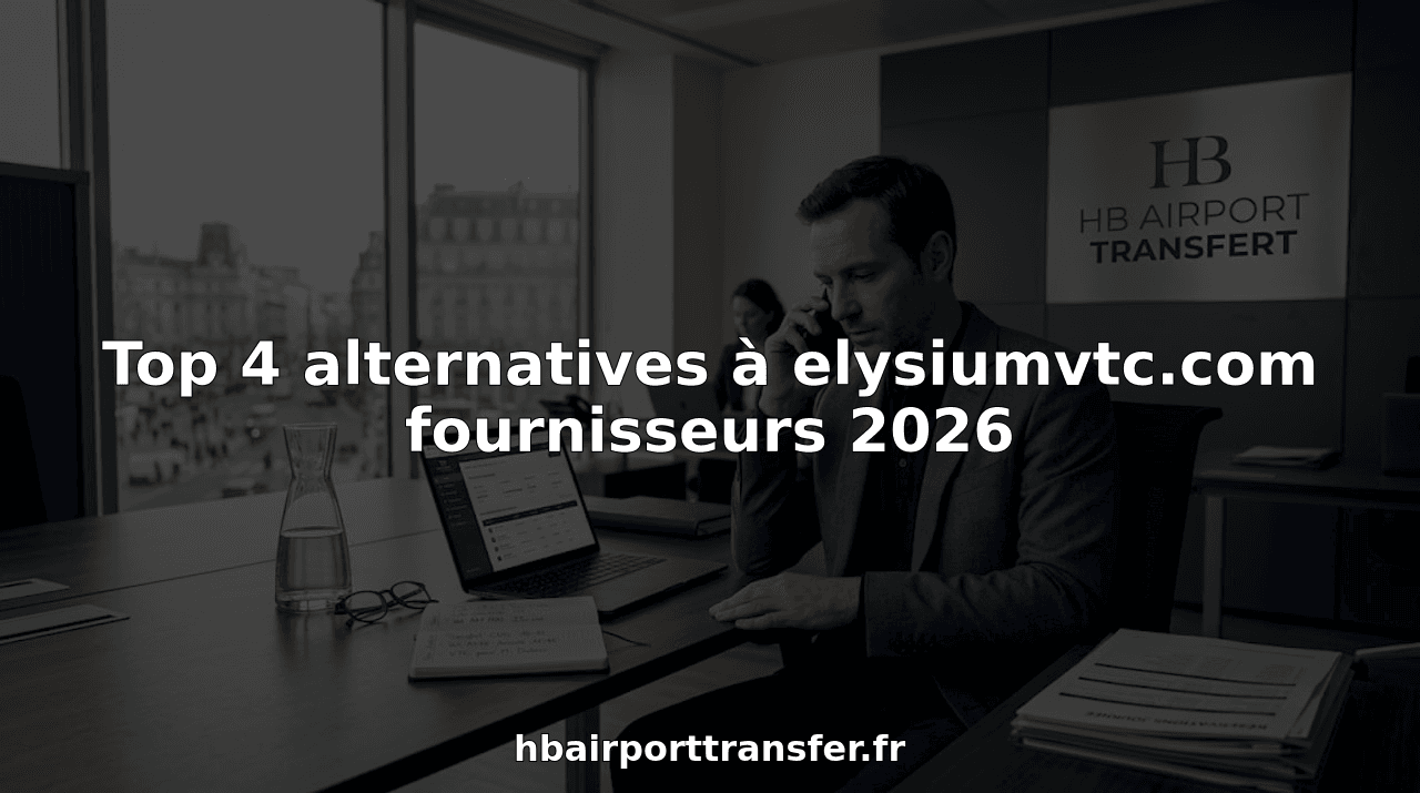 Top 4 alternatives à elysiumvtc.com fournisseurs 2026