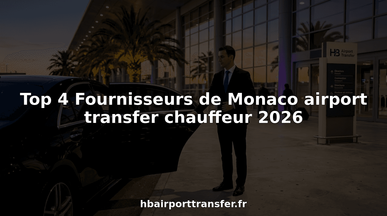 Top 4 Fournisseurs de Monaco airport transfer chauffeur 2026