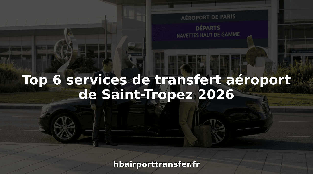 Top 6 services de transfert aéroport de Saint-Tropez 2026