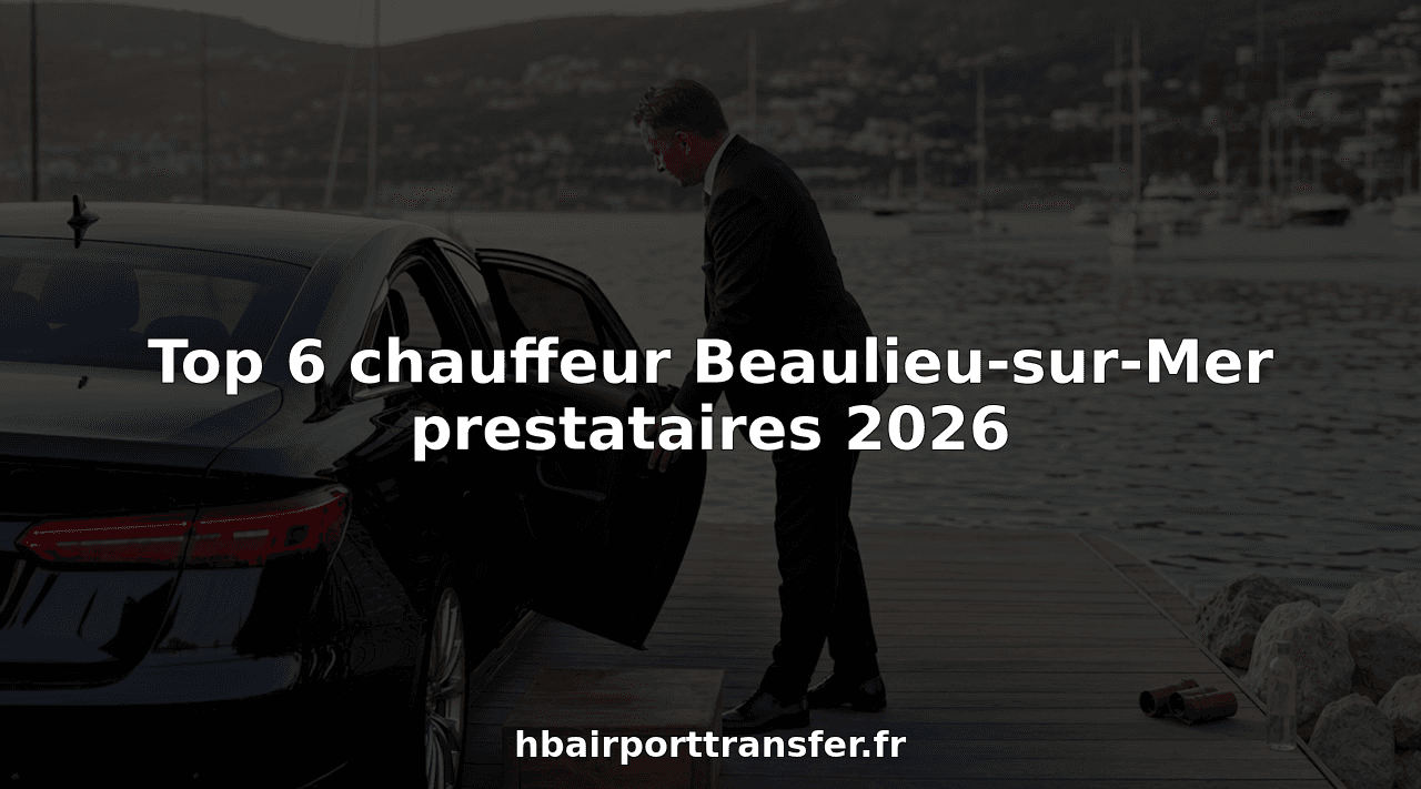 Top 6 chauffeur Beaulieu-sur-Mer prestataires 2026