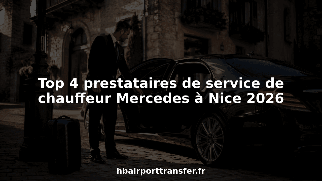 Top 4 prestataires de service de chauffeur Mercedes à Nice 2026