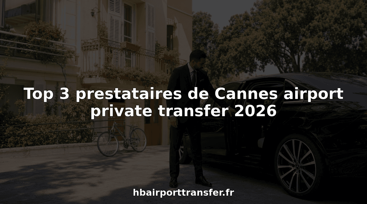 Top 3 prestataires de Cannes airport private transfer 2026