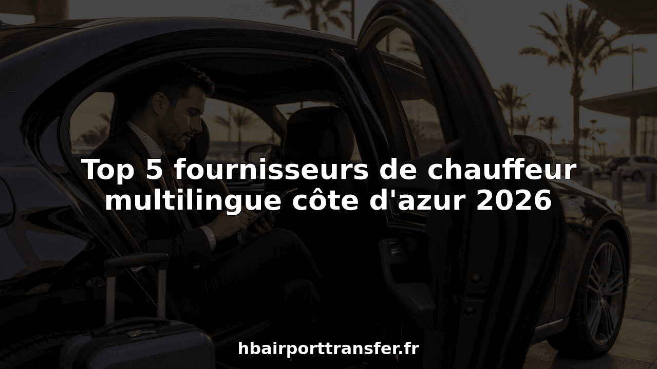 Top 5 fournisseurs de chauffeur multilingue côte d'azur 2026
