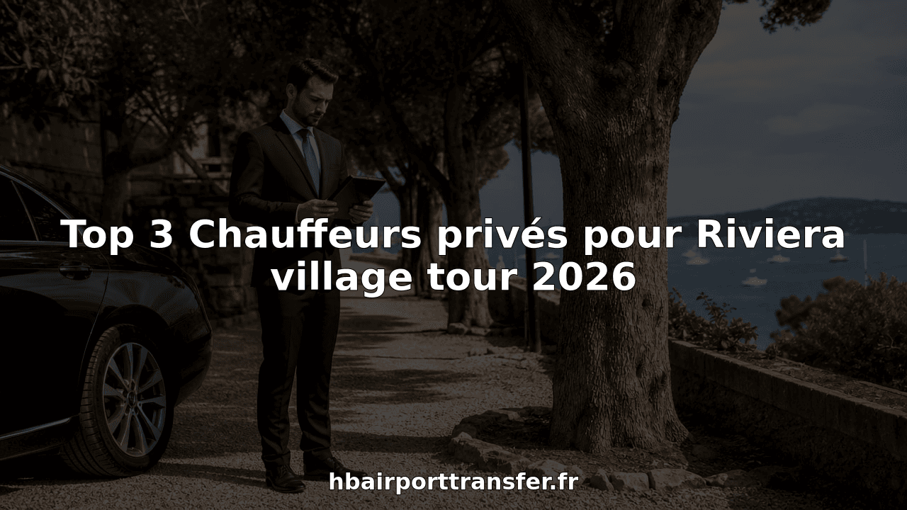 Top 3 Chauffeurs privés pour Riviera village tour 2026