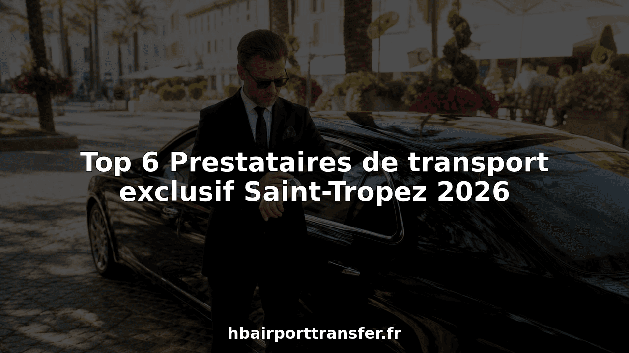 Top 6 Prestataires de transport exclusif Saint-Tropez 2026
