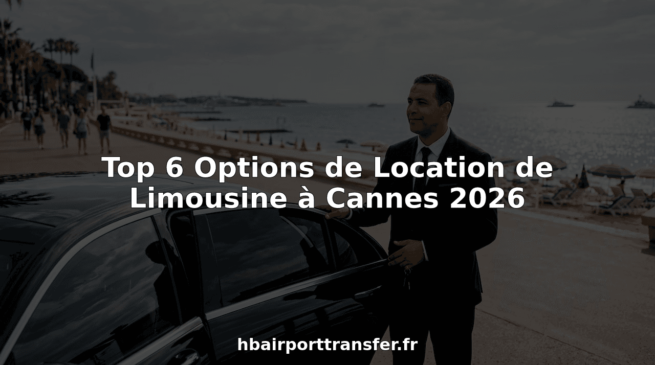 Top 6 Options de Location de Limousine à Cannes 2026