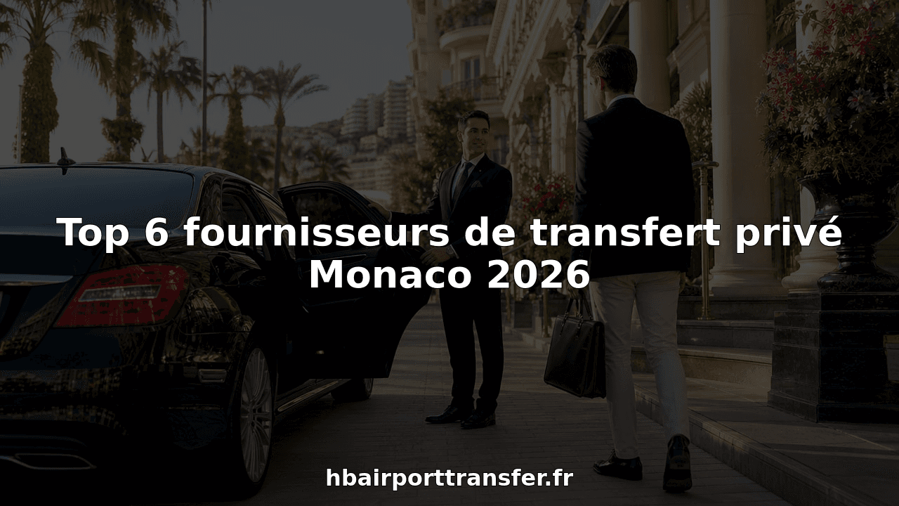Top 6 fournisseurs de transfert privé Monaco 2026
